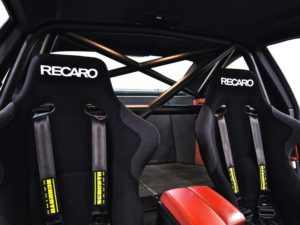 BMW installation of roll bar