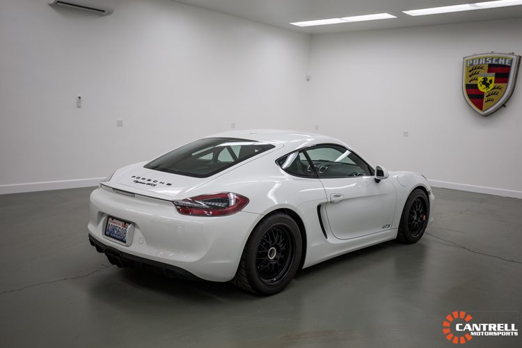 high-performance upgrades for a Porsche Cayman GTS in Bellevue WA