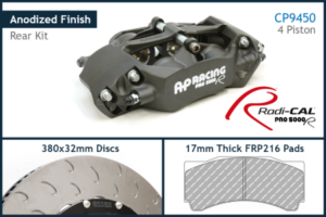 AP Racing by Essex Radi-CAL Competition Brake Kit (Rear CP9450/380mm)- Porsche 992