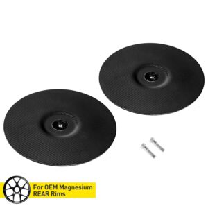 SR DRY CARBON FIBER AERODISC (for OEM MAGNESIUM REAR RIMS) [PORSCHE 992 GT3 RS]