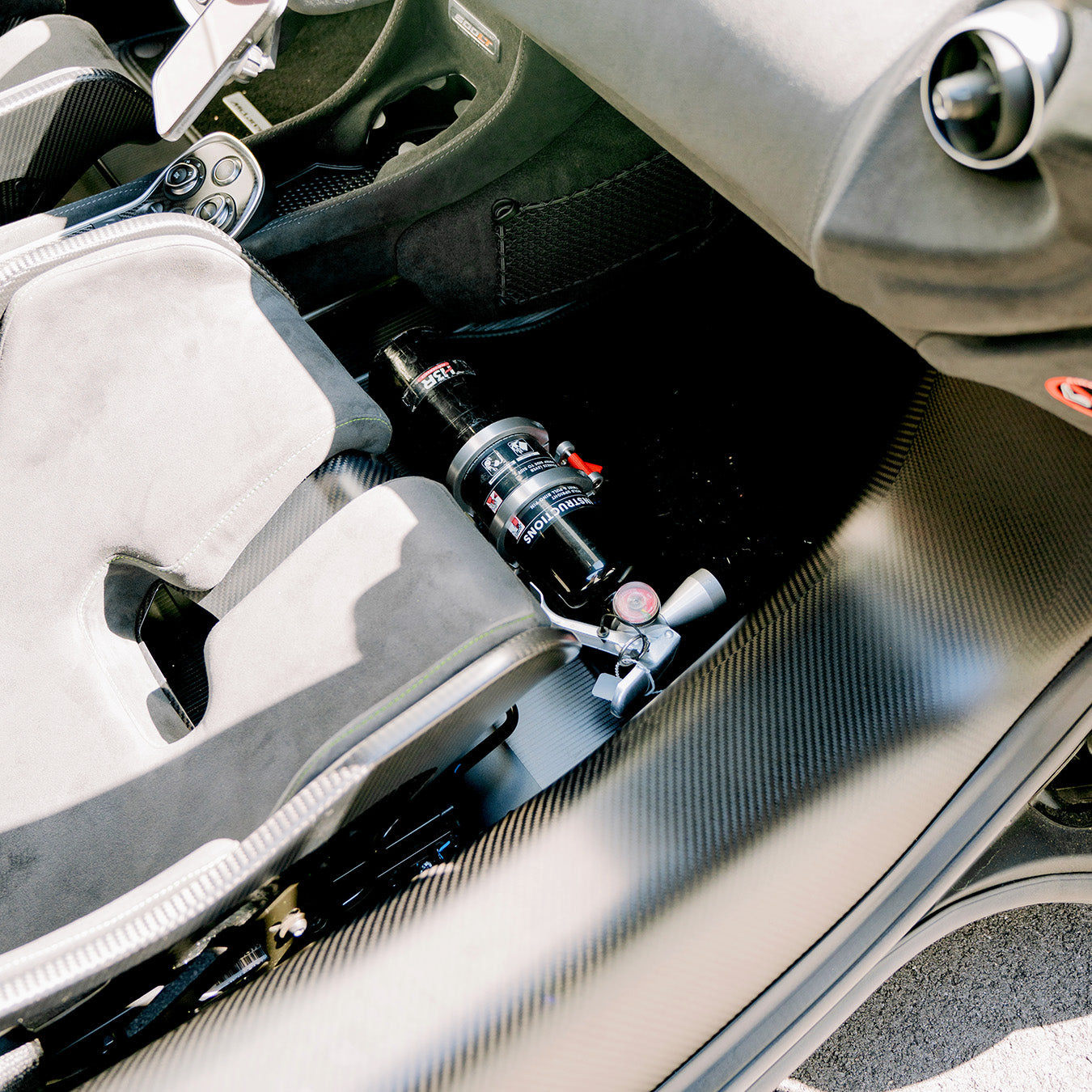 RSpro McLaren Fire Extinguisher Mount - Black