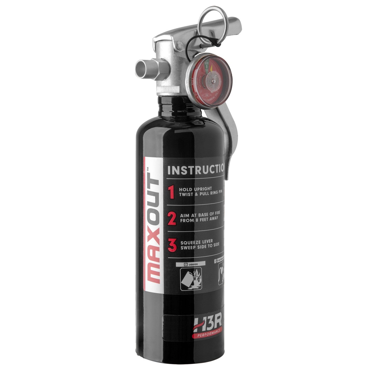 H3R MAXOUT Dry Chemical Car Fire Extinguisher 1.0 lb